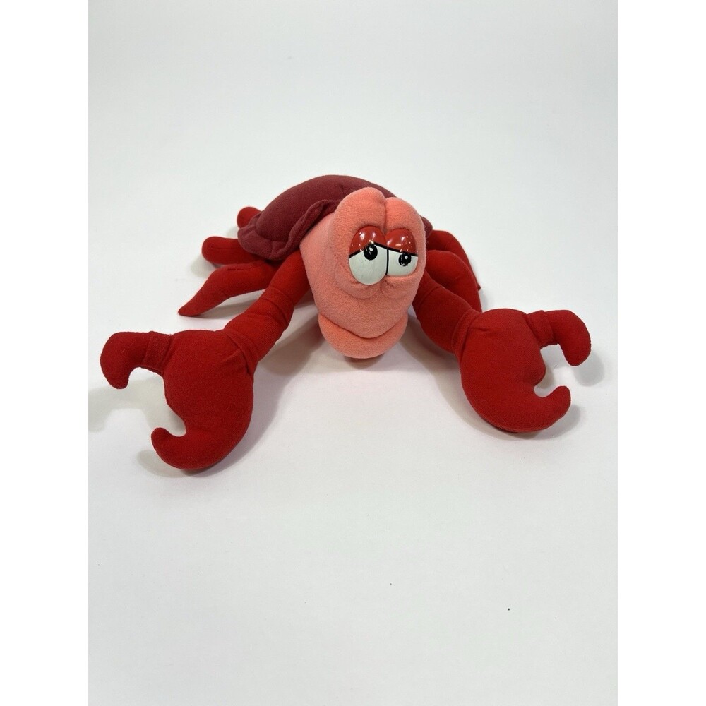 Disney Vintage The Little Mermaid Sebastian 12” Plush!